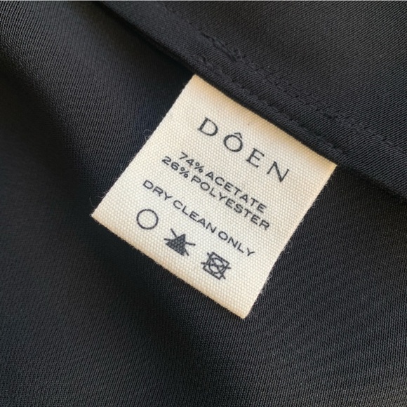 NWT Doen Donetta Satin Silky Sweetheart Strappy A Line Midi Gown Dress Black - Picture 14 of 16